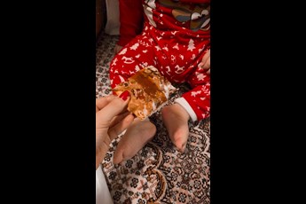پیتزا رو بخورم یا پسرمو 