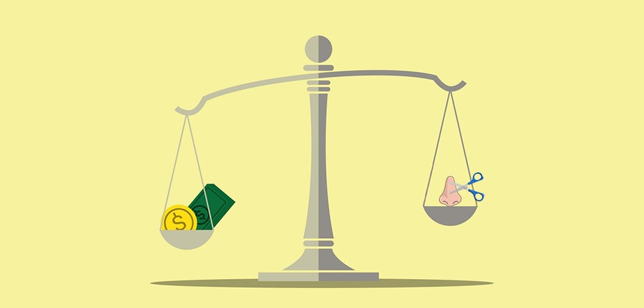 قیمت عمل بینی گوشتی
