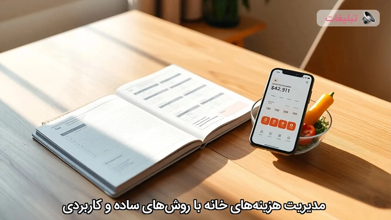 مدیریت هزینه‌های خانه با روش‌های ساده و کاربردی