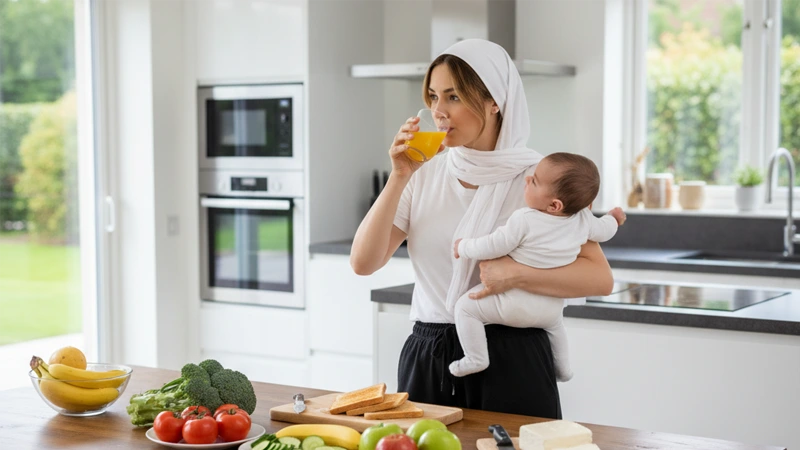 تأثیر تغذیه مادر شیرده بر خلق‌وخوی نوزاد 