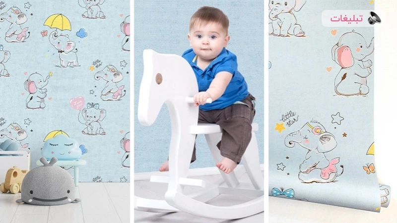 شیک‌ترین و بامزه‌ترین مدل‌های کاغذ دیواری اتاق کودک دخترانه و پسرانه