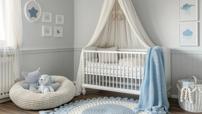 دکور اتاق نوزاد؛ ایده‌هایی شاد، امن و کاربردی 