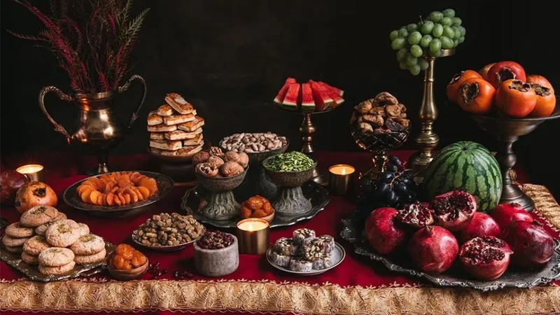 ایده های خلاقانه برای تزئین و چیدمان سفره شب یلدا