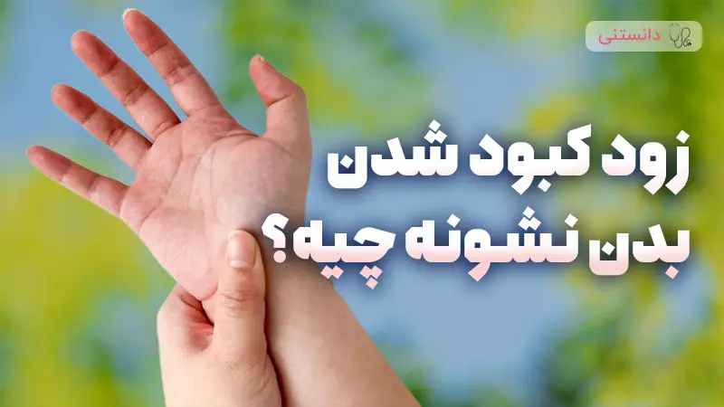 زود کبود شدن بدن نشانه چیست؟