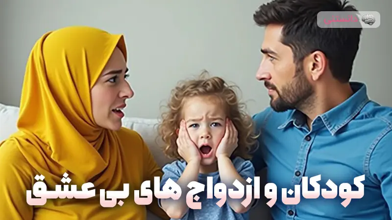 بزرگ شدن کودکان در ازدواجهای بیعشق