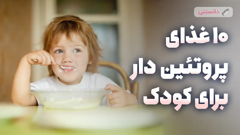 10 غذای پروتئین دار برای کودک