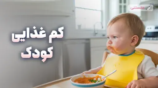 کودکم کمغذاست یا من زیادی نگرانم؟