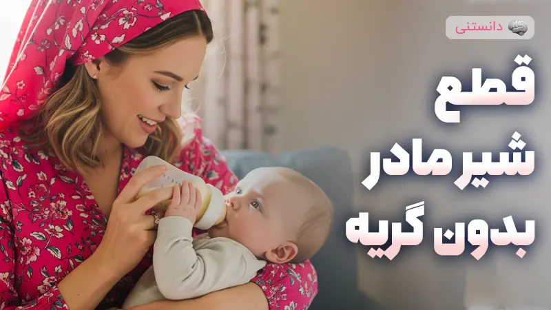 راهکارهایی برای قطع شیر مادر بدون گریه