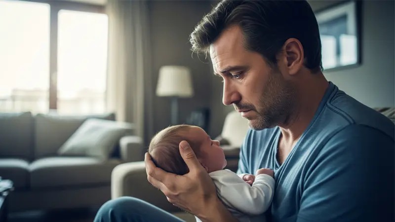 علائم افسردگی پدر بعد از تولد فرزند