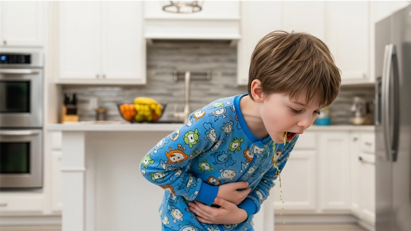 آیا استفراغ در کودکان خطرناک است؟