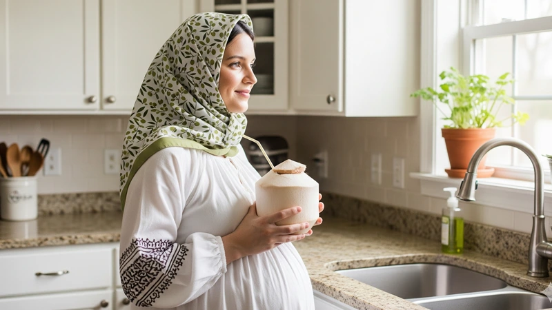 فواید آب نارگیل در بارداری