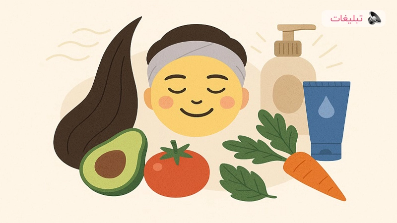 روش‌های ساده برای شادابی پوست و مو با تغذیه سالم
