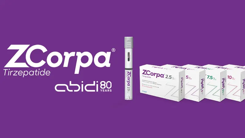 ورود داروسازی دکتر عبیدی به حوزه درمان چاقی با عرضه زیکورپا (®ZCorpa)