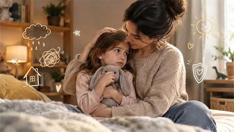  با ترس های کودک چه کنیم؟/ این جملات را بگویید